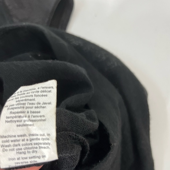 Funky Black Full Zip Vest Womens Size Small Mythique Made in Canada - Picture 6 of 9